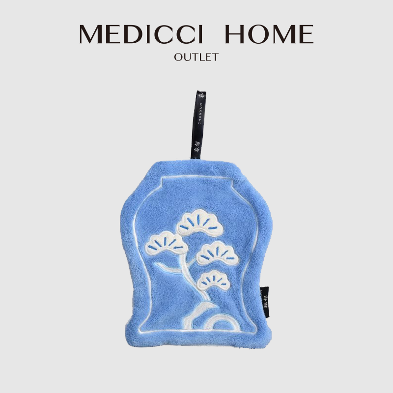 Embroidery Unique Design - Medicci casa japonês pinheiro bordado toalha