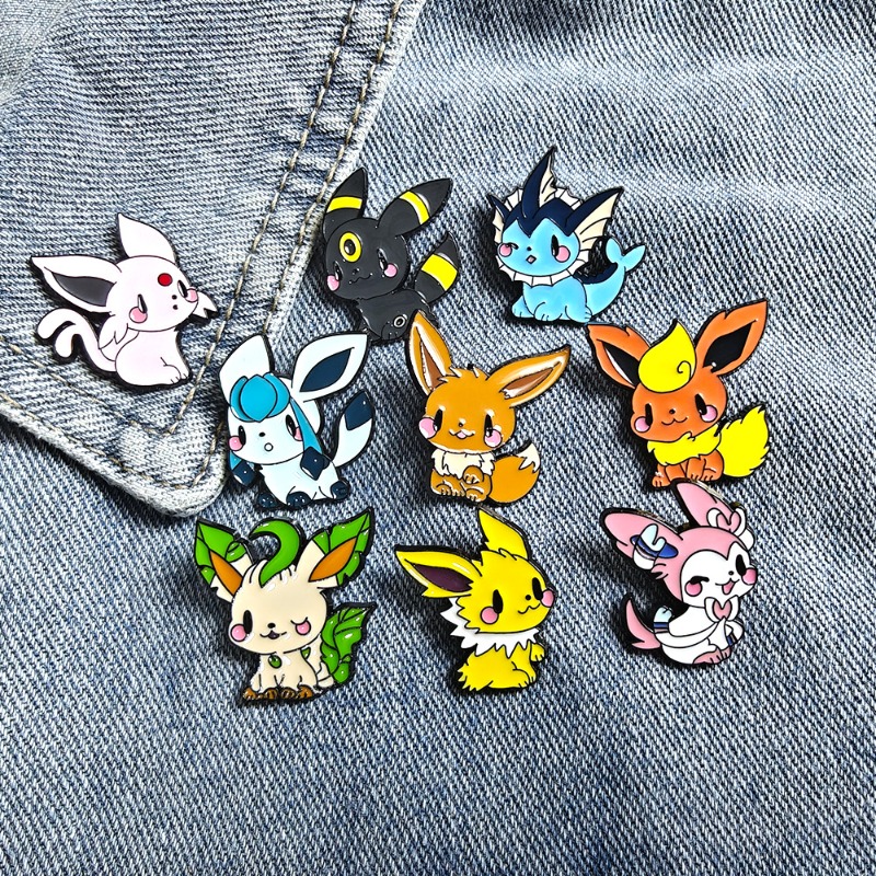 Embroidery Garment - Conjunto de 9 Broches de Anime