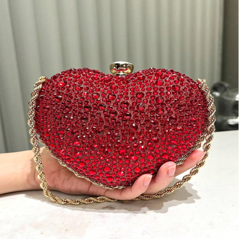 Embroidery Design Love - Amor diamante saco crossbody sacos para