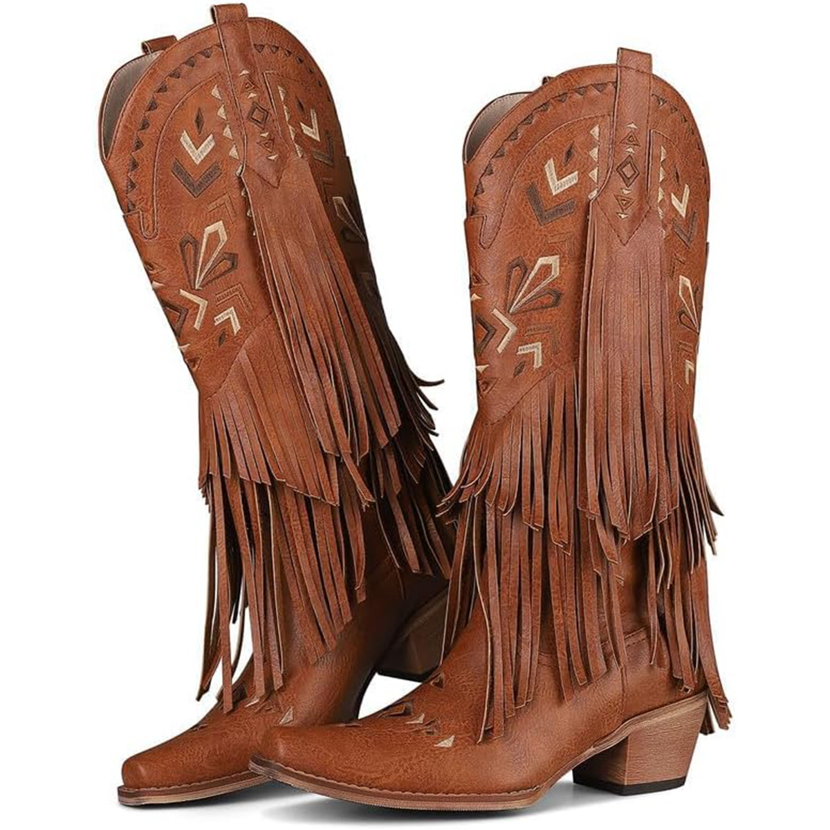 Embroidery Design - Botas Femininas de Cano Médio Estilo