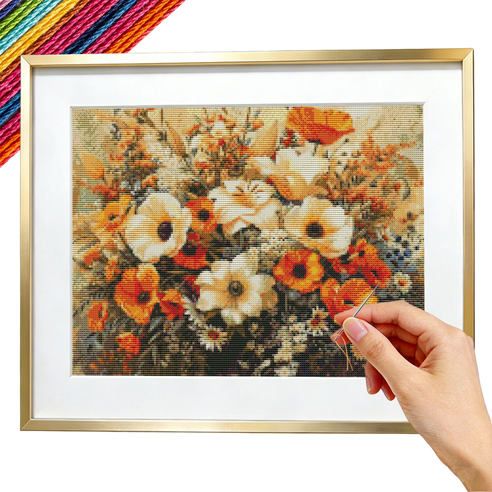 Embroidery Guide Paper - Kits de Bordado em Ponto Cruz