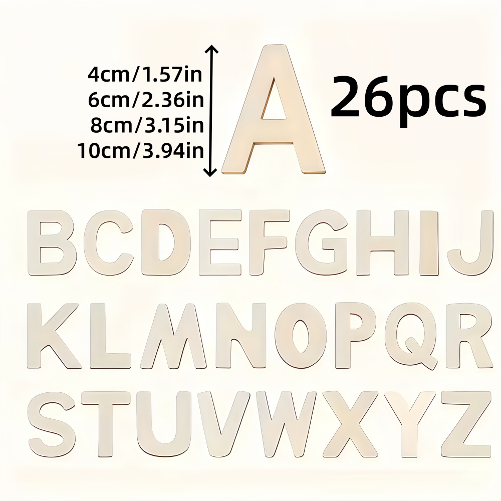 26 Letras de Madeira Personali - Embroidery Writing avaliação e preço