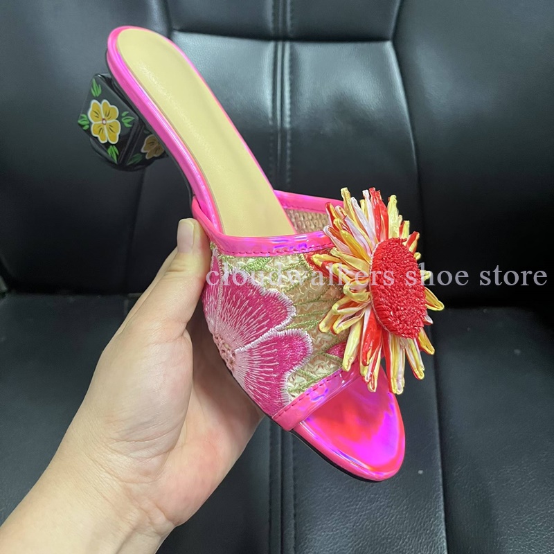 Chinelo de Verão com Bordado I - Embroidery Design avaliação e preço