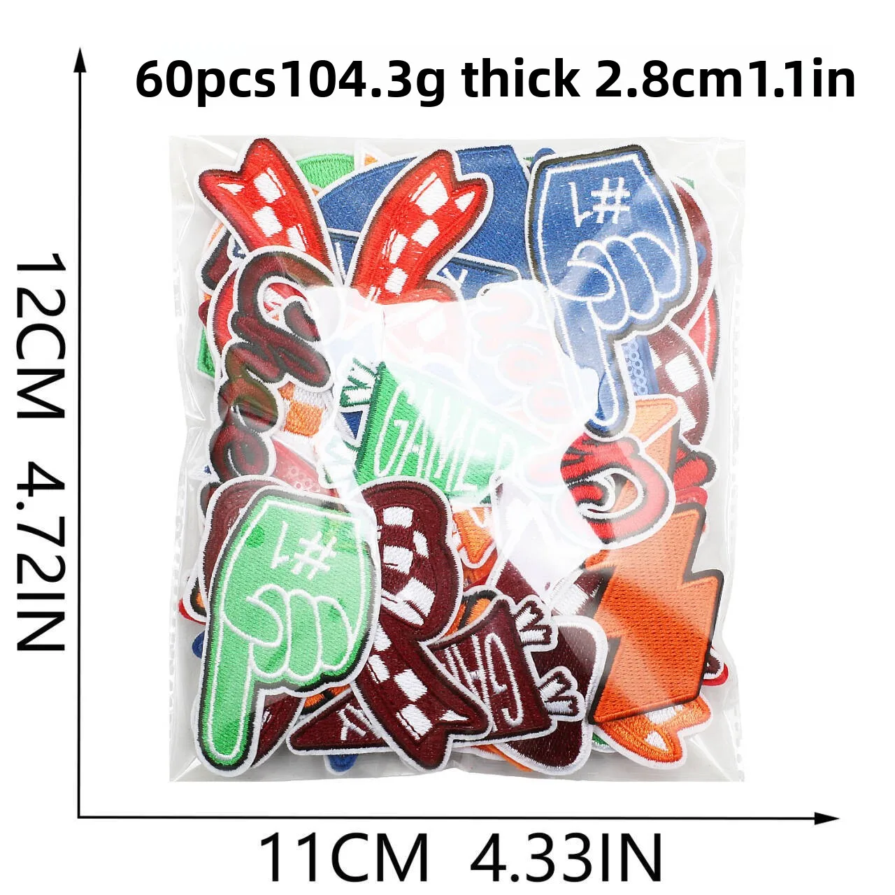 1PCS Patches de Bordado Estrel - Embroidery Design Love avaliação e preço