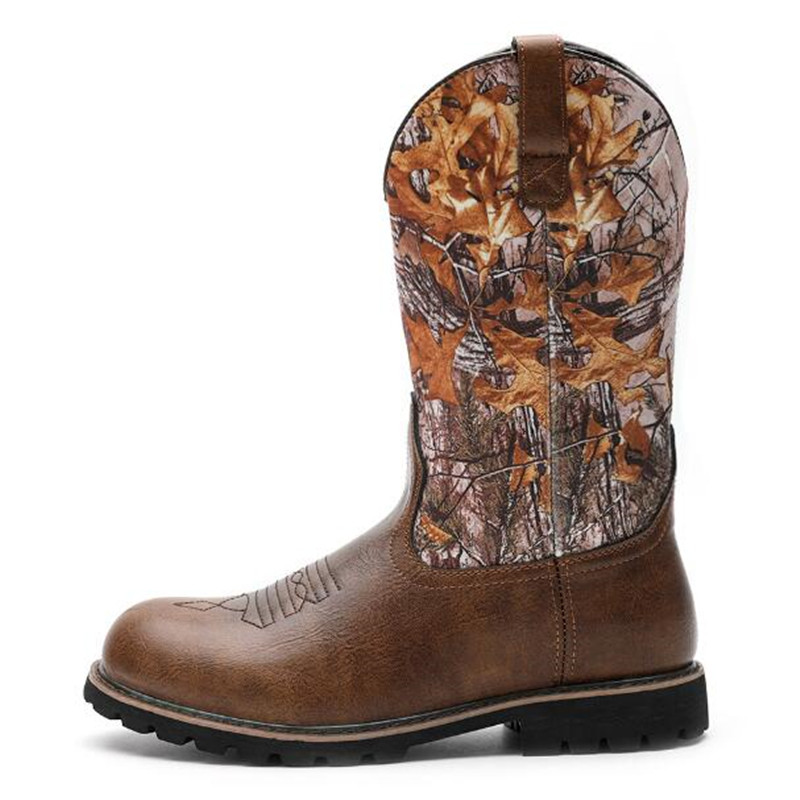 Botas de cowboy masculinas gót - Embroidery Design avaliação e preço