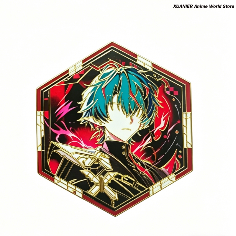 Crachá de Metal Anime Arknight - Embroidery Fabric avaliação e preço