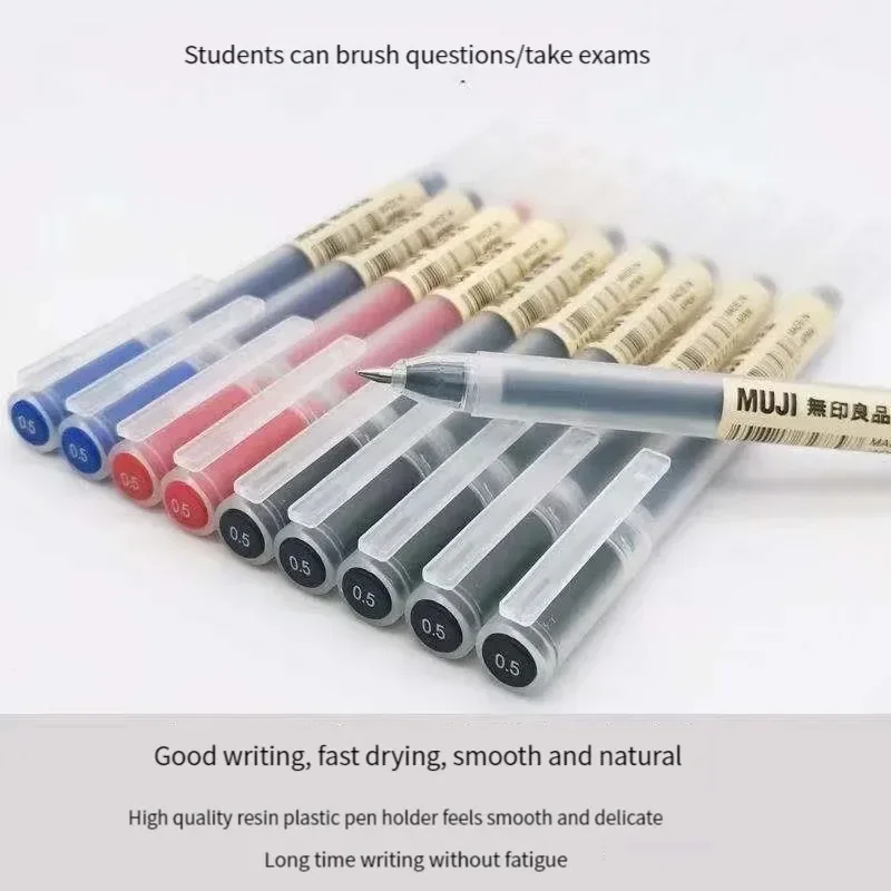 Conjunto de 6/8 Canetas Gel MU - Muji Stationery Gel Pen avaliação e preço
