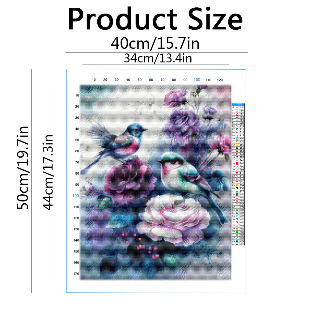 Kit de bordado com estampa de  - Embroidery Guide Paper avaliação e preço