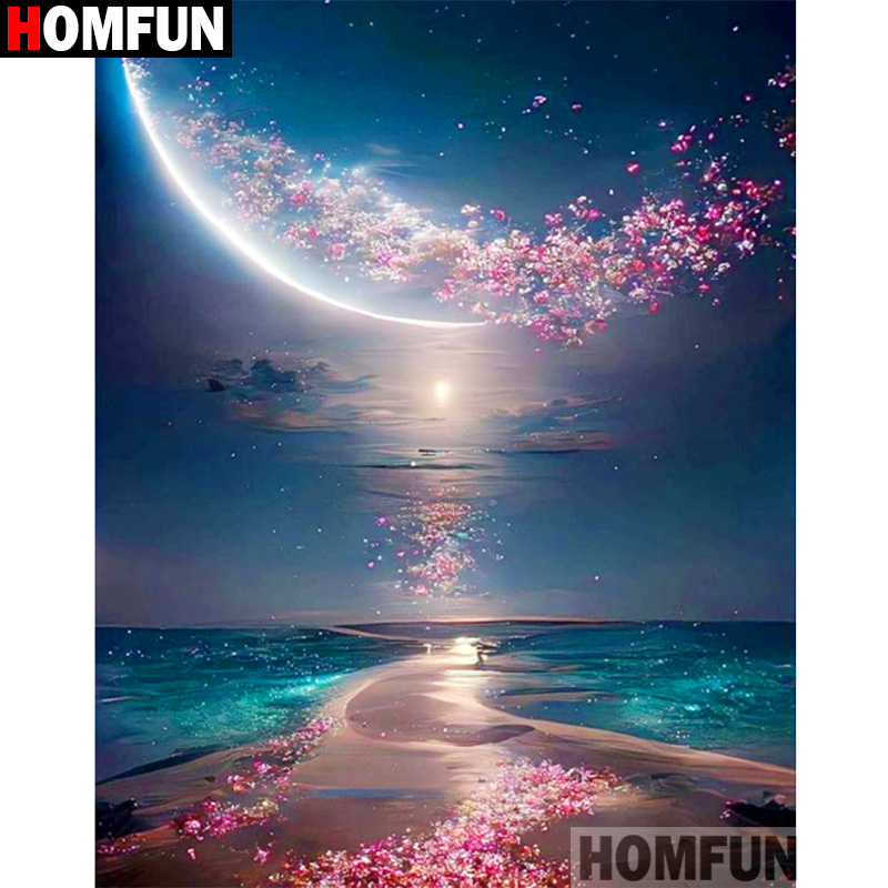 Homfun 5d diamante padrão stra - Embroidery Roll Pattern avaliação e preço