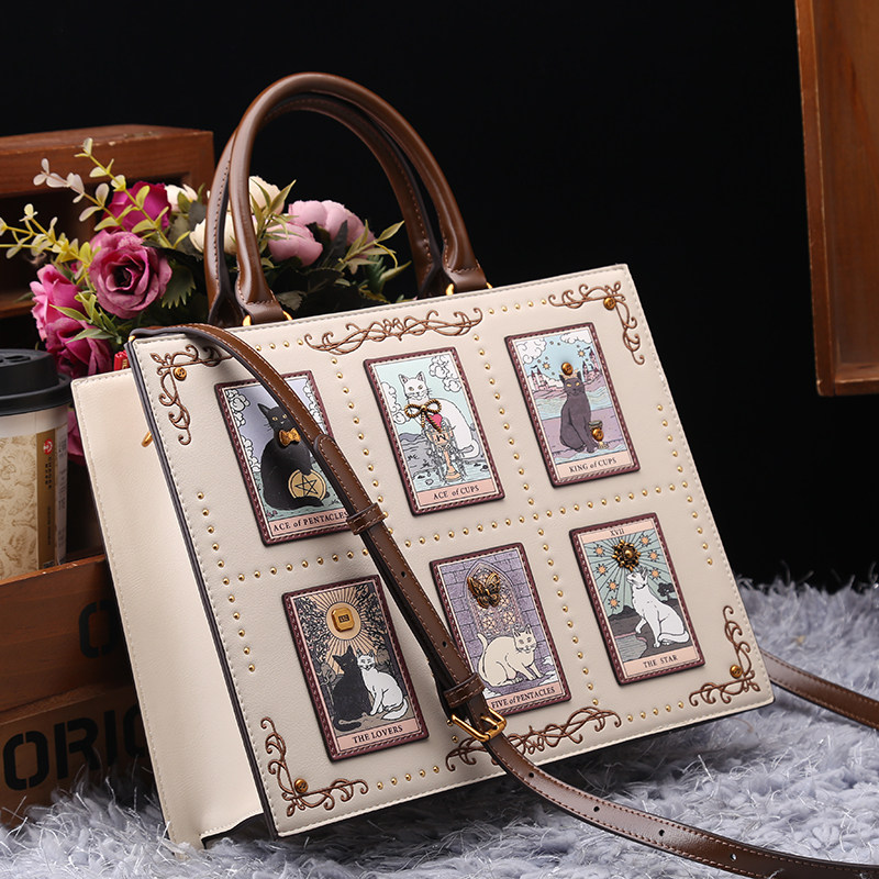 Bolsa de designer vintage e lu - Embroidery Cat avaliação e preço