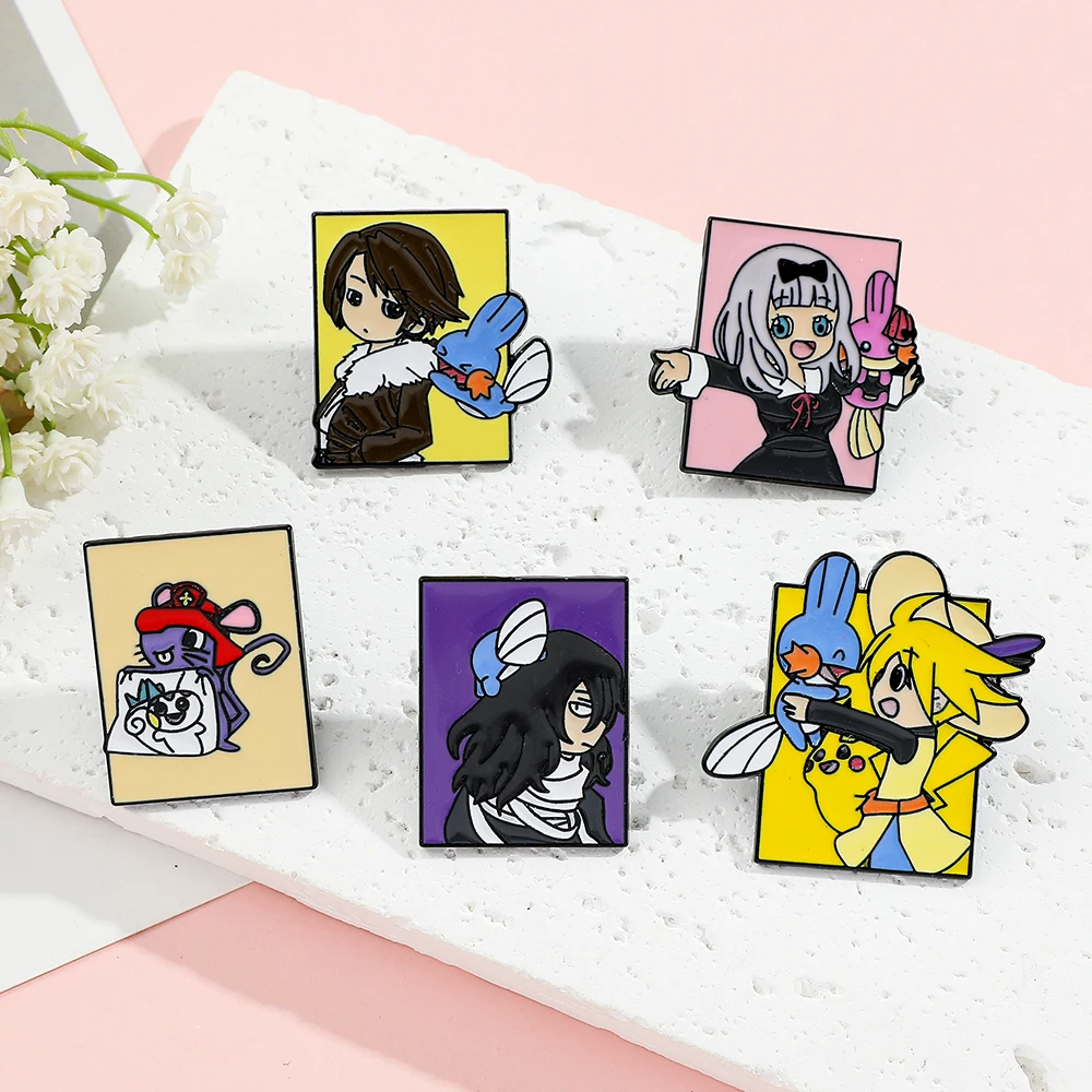5 Peças de Broches de Personag - Embroidery Garment avaliação e preço