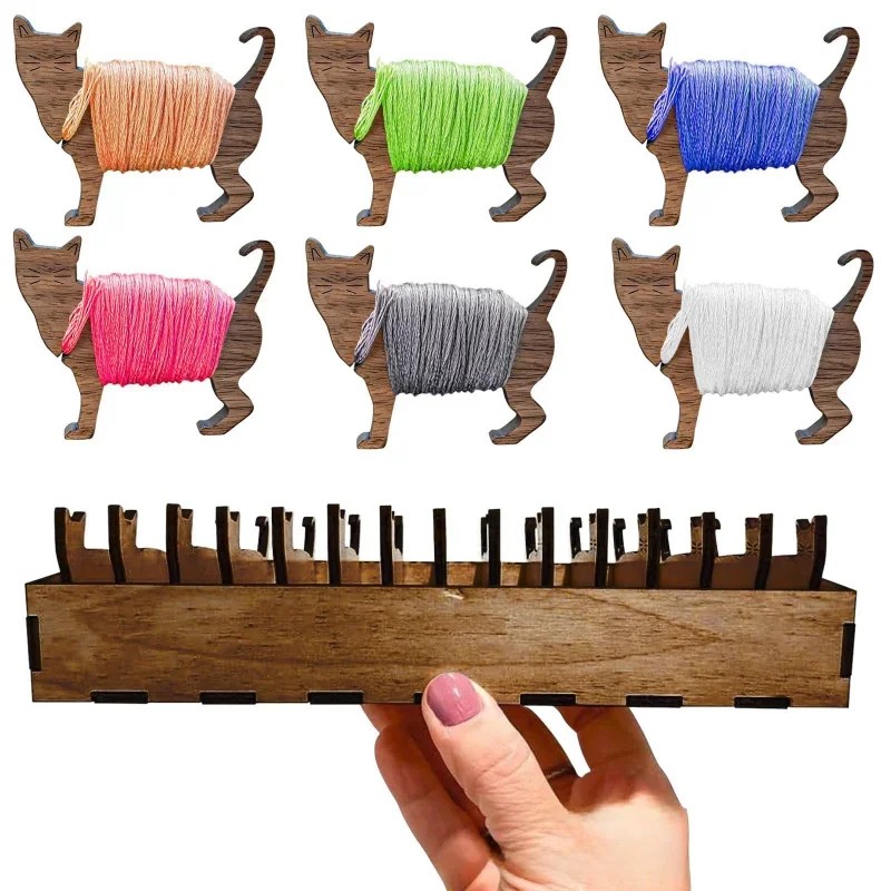 Conjunto de Carretéis de Madei - Embroidery Cat avaliação e preço