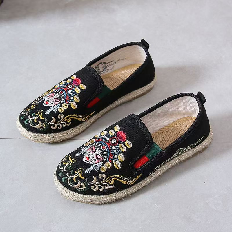 Sapatos femininos de tecido bo - Embroidery Fabric avaliação e preço