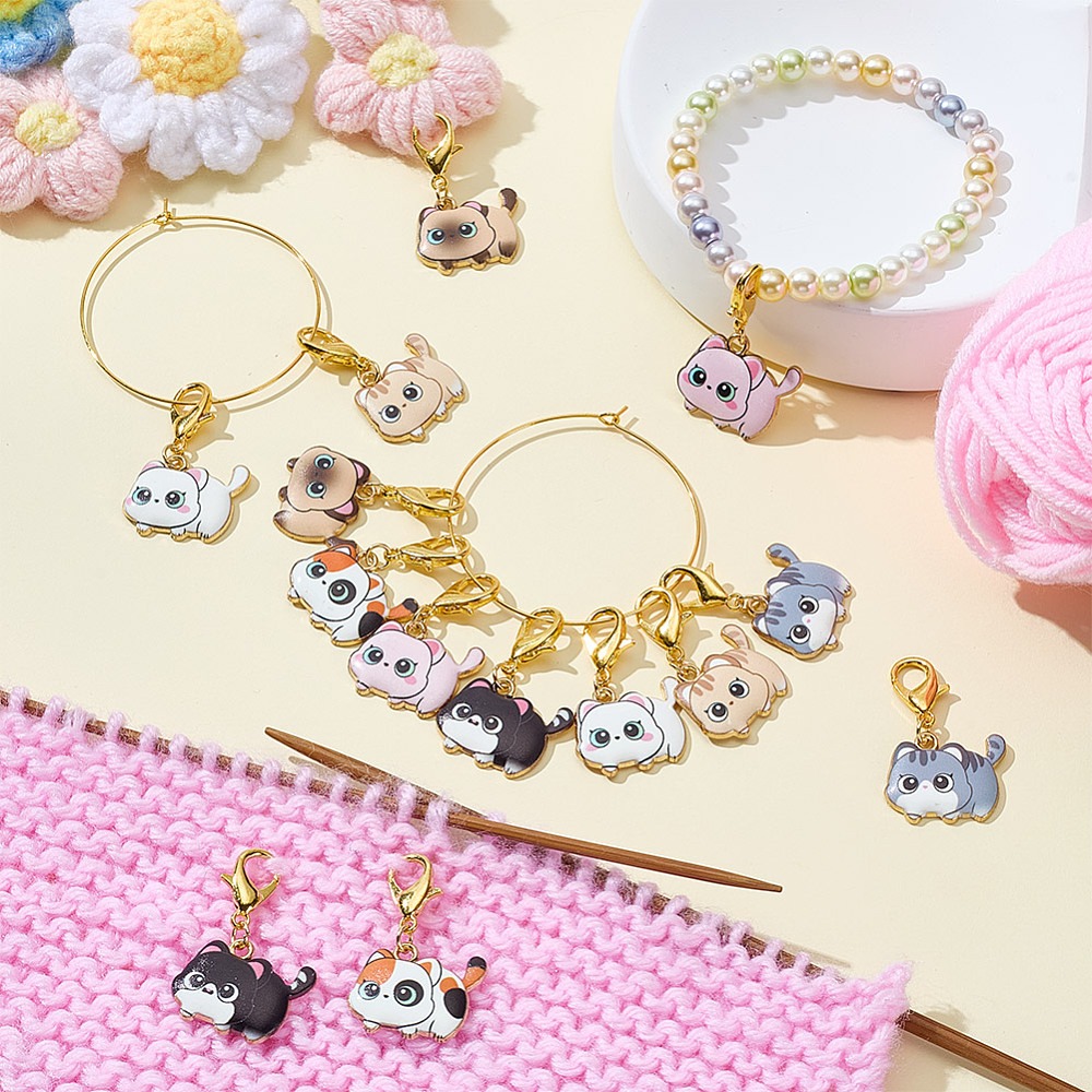 14 Peças, 7 Estilos, Marcadore - Embroidery Cat avaliação e preço