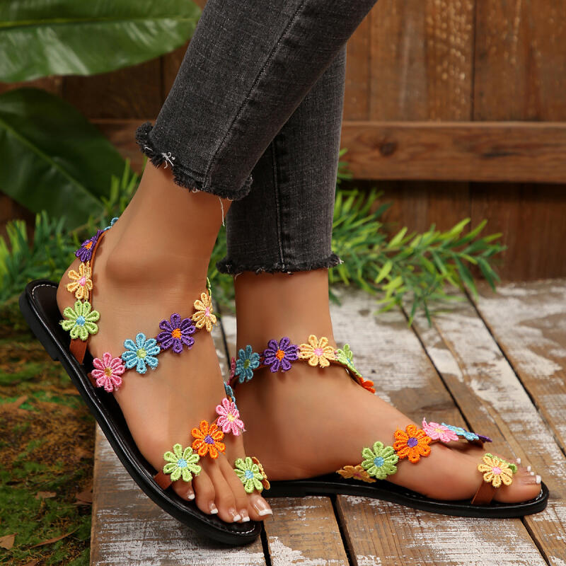 Sandálias Femininas de Verão 2 - Embroidery Design avaliação e preço
