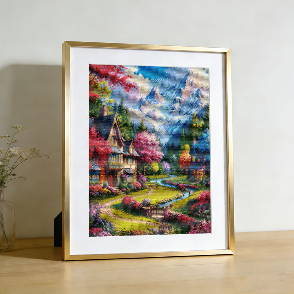 Kit de Bordado Paisagem de Cas - Embroidery Guide Paper avaliação e preço