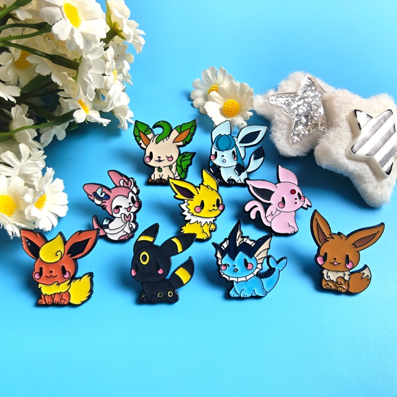 Conjunto de 9 Broches de Anime - Embroidery Garment avaliação e preço