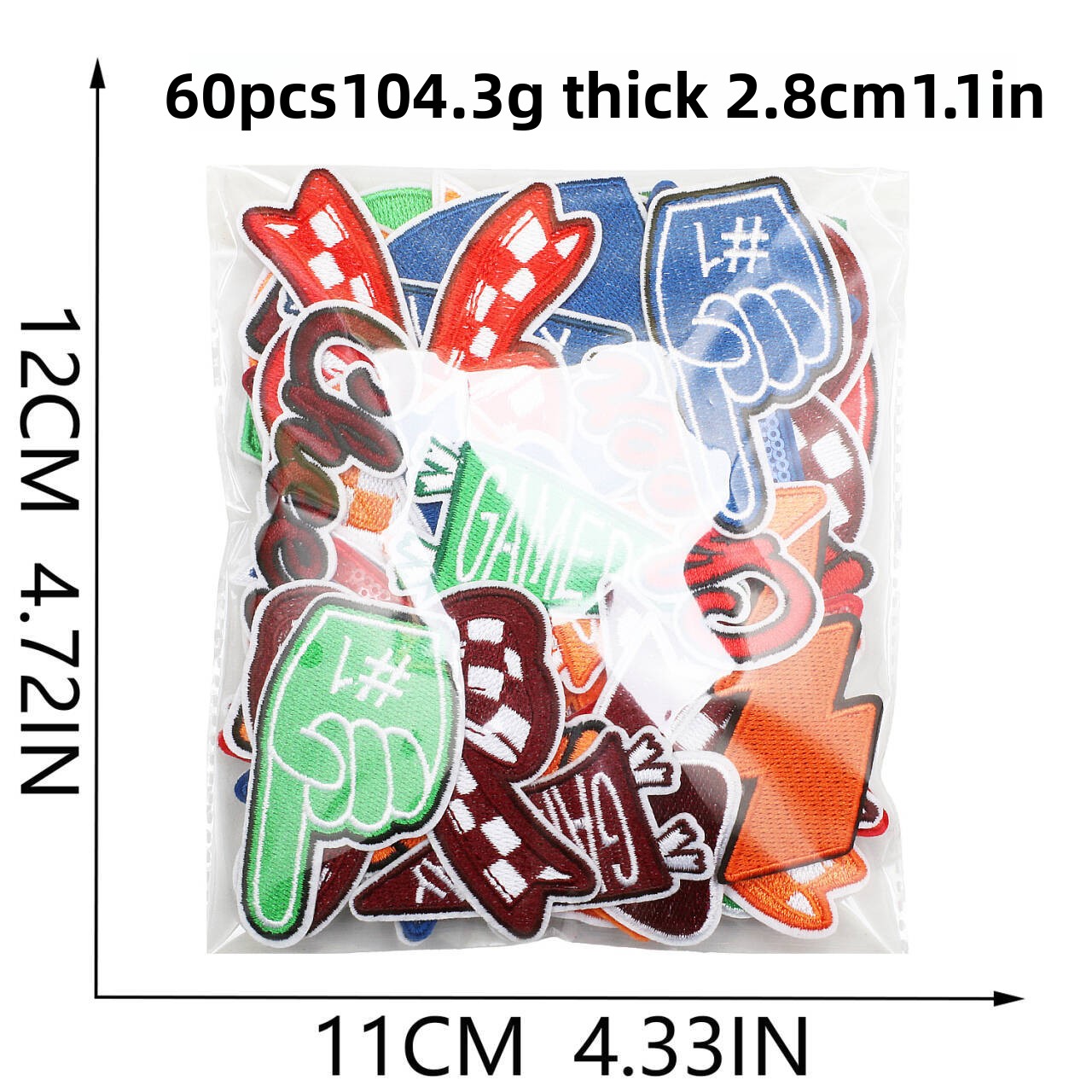 1PCS Patches de Bordado com El - Embroidery Design Love avaliação e preço