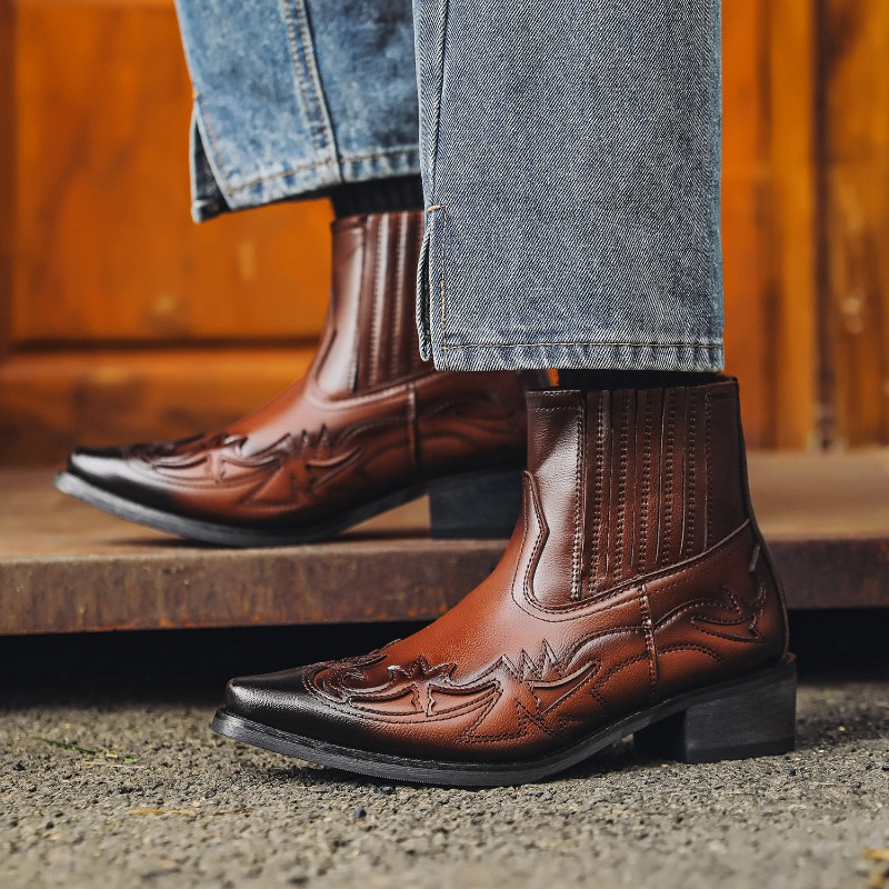 Botas de Cowboy Ocidentais Mas - Embroidery Design avaliação e preço
