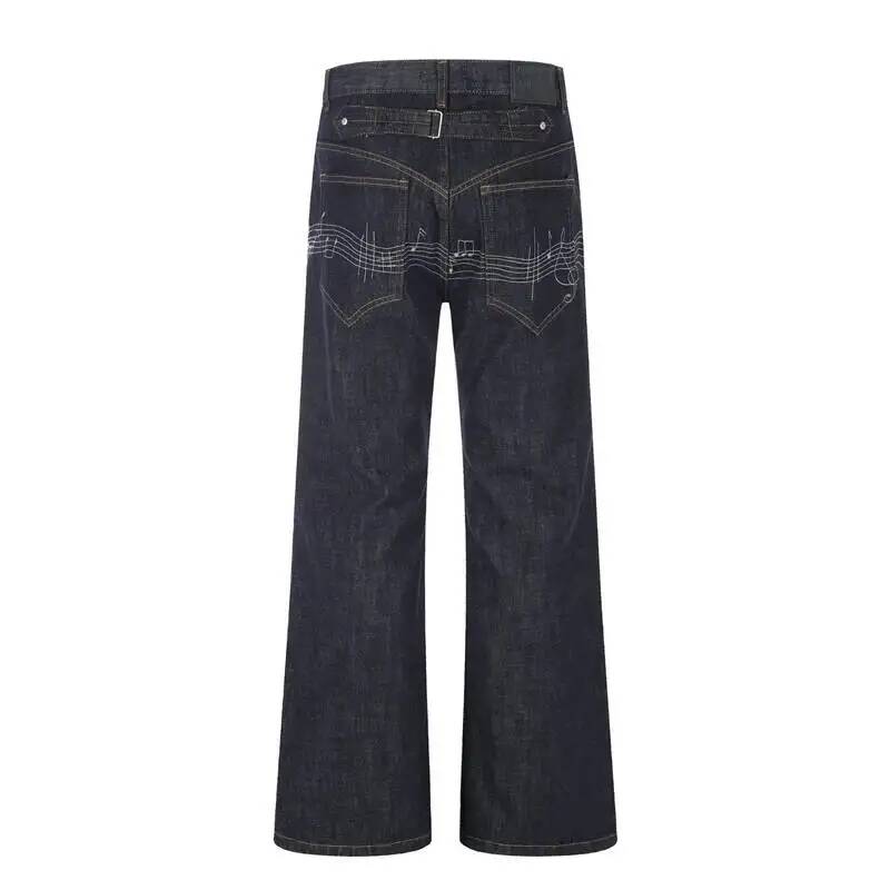 Calça Jeans Flare Masculina Az - Embroidery Design Love avaliação e preço