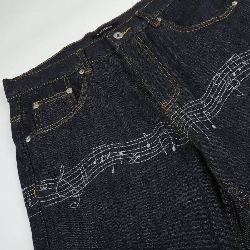 Calça Jeans Flare Masculina Az - Embroidery Design Love avaliação e preço