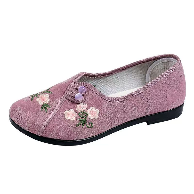 Sapatos femininos estilo chinê - Embroidery Fabric avaliação e preço
