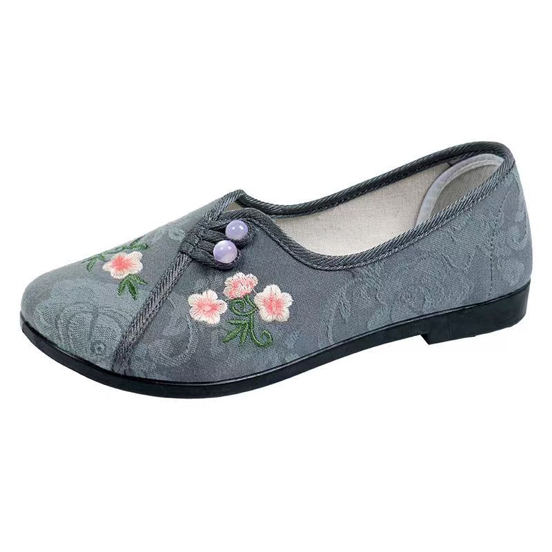 Sapatos femininos estilo chinê - Embroidery Fabric avaliação e preço