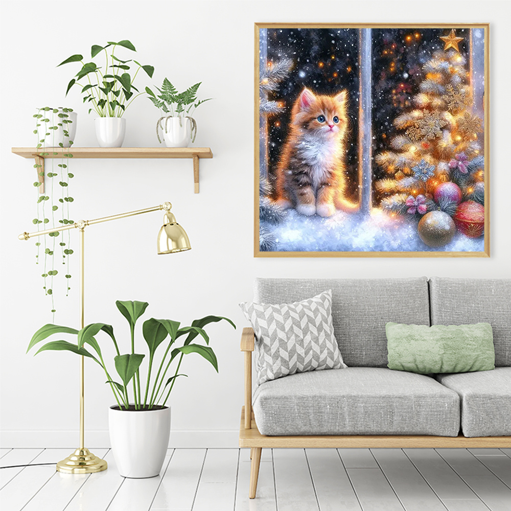 Pintura em Diamante de Gato, M - Embroidery Cat avaliação e preço