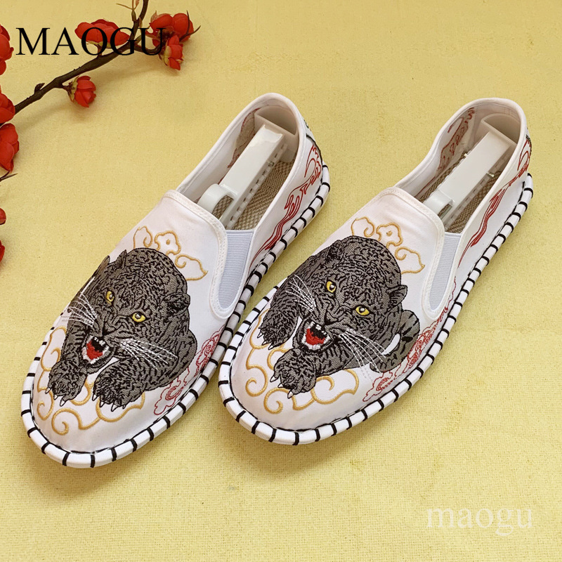 Sapatos Slip-On Unissex Estilo - Embroidery Fabric avaliação e preço