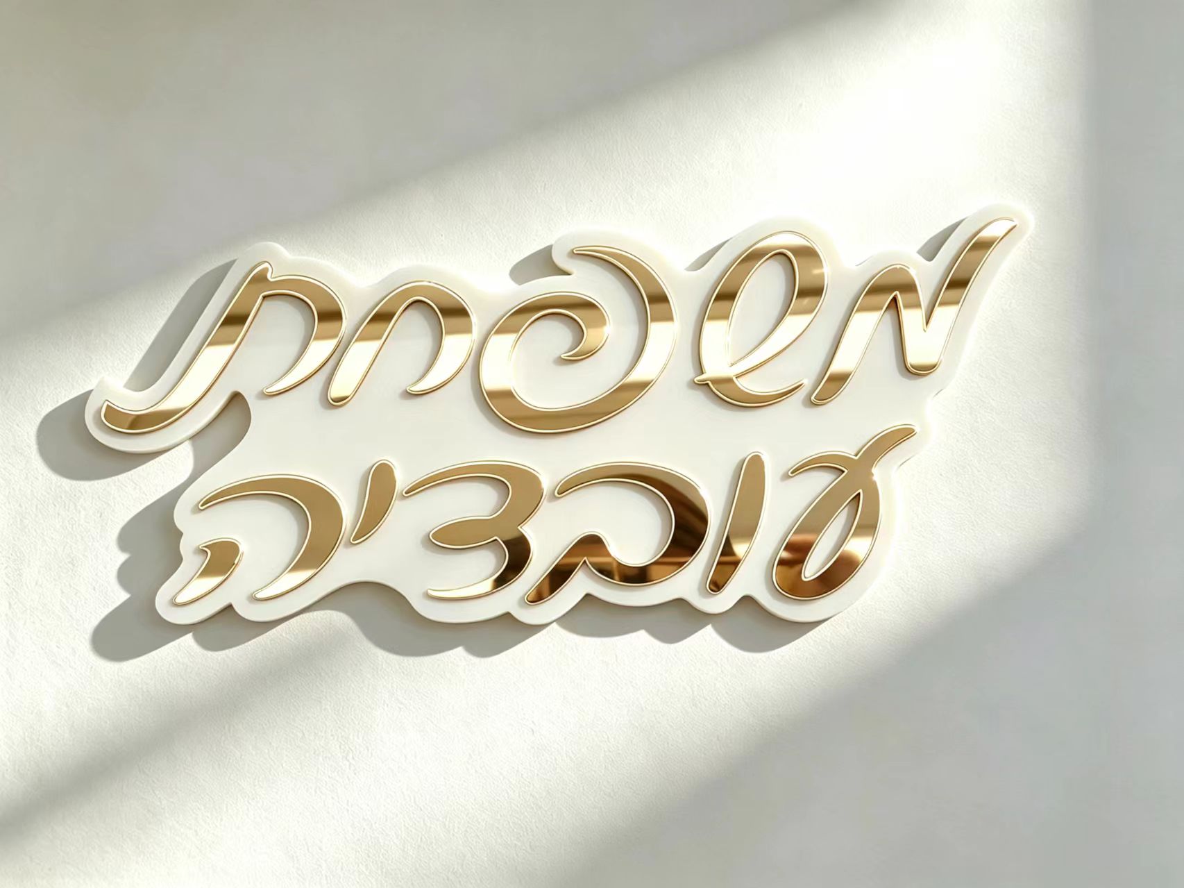 Placa de Nome Personalizada em - Embroidery Writing avaliação e preço