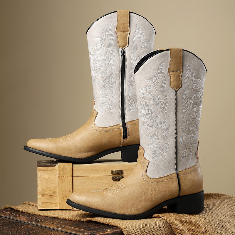 NOVO: Botas Masculinas de Cano - Embroidery Fabric avaliação e preço