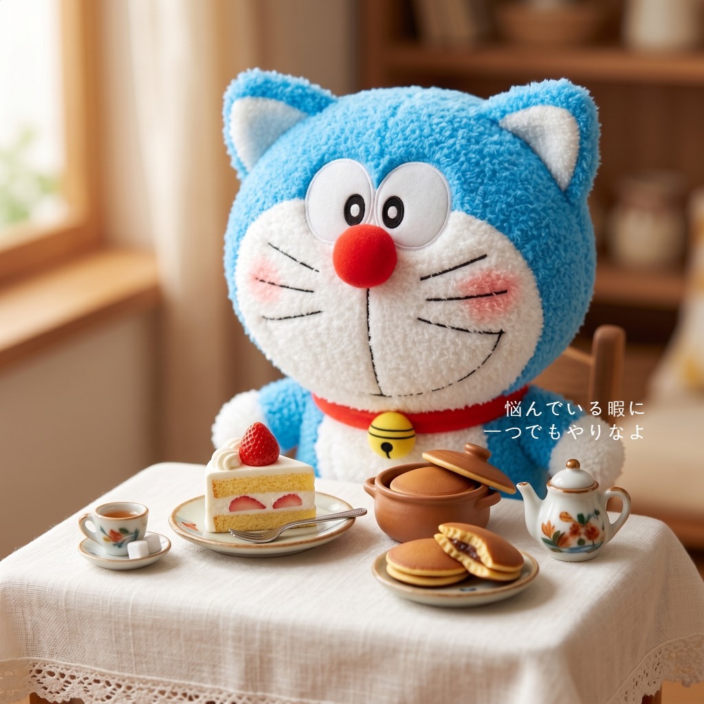 Boneco de Pelúcia Doraemon Ver - Embroidery Design Love avaliação e preço