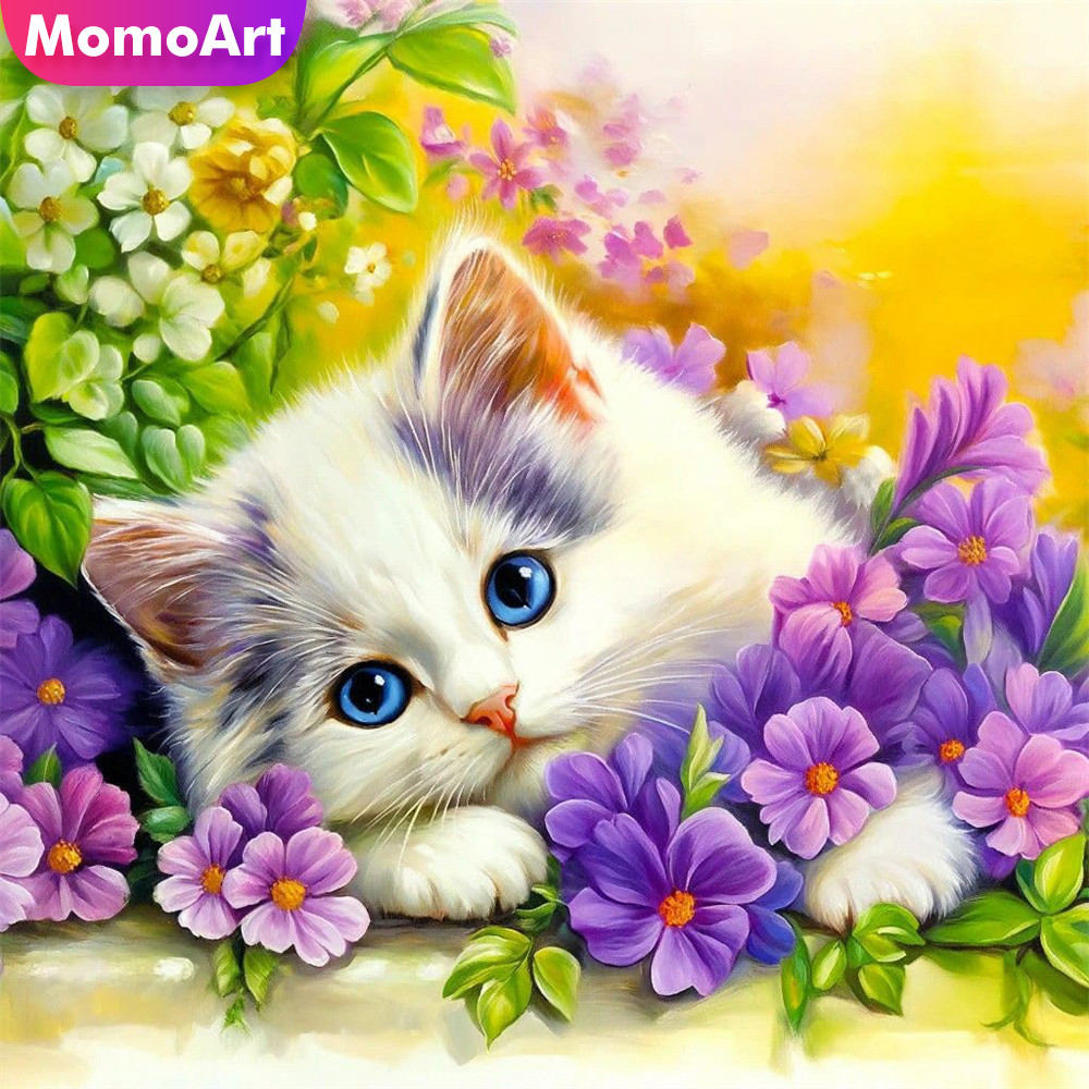 Momoart Ponto Cruz Contado Gat - Embroidery Unique Design avaliação e preço